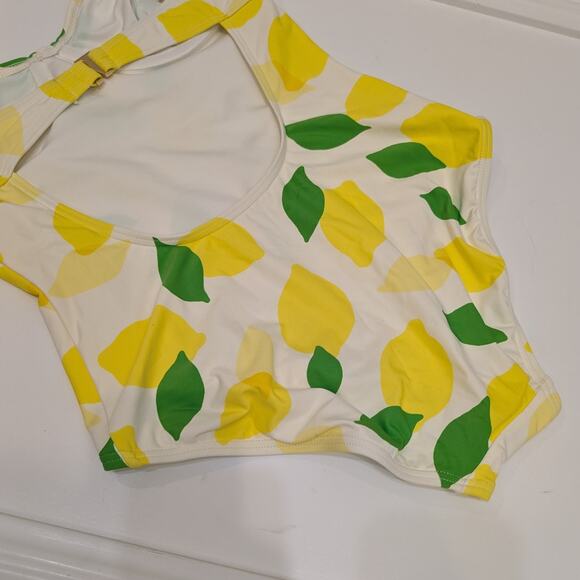Kate Spade Lemons One Piece Bathing Suit Pool Beach Cruise Resort NWT - Size S - Picture 5 of 7
